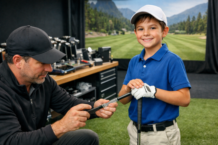 ¿Por qué es importante que un niño juegue con palos de golf personalizados?
