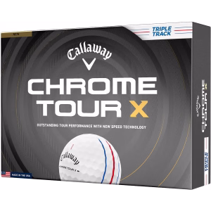 Callaway - Bolas nuevas Chrome Tour X Triple Track White