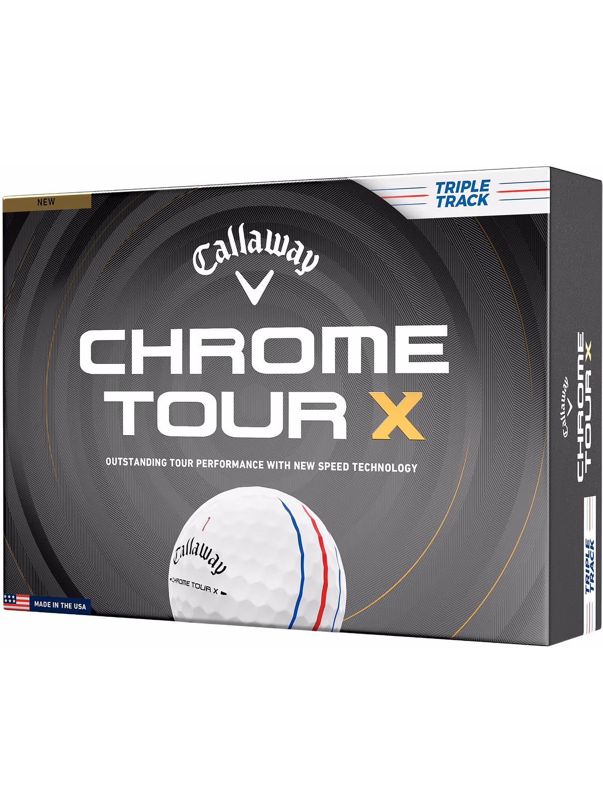 Callaway - Bolas nuevas Chrome Tour X Triple Track White