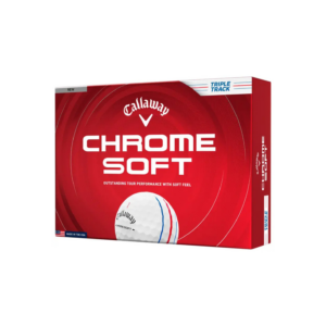 Callaway - Bolas nuevas Chrome Soft Triple Track White