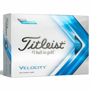 Bola Titleist Velocity 2022 Azul Mate