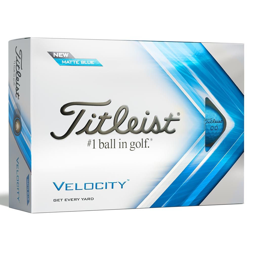 Bola Titleist Velocity 2022 Azul Mate